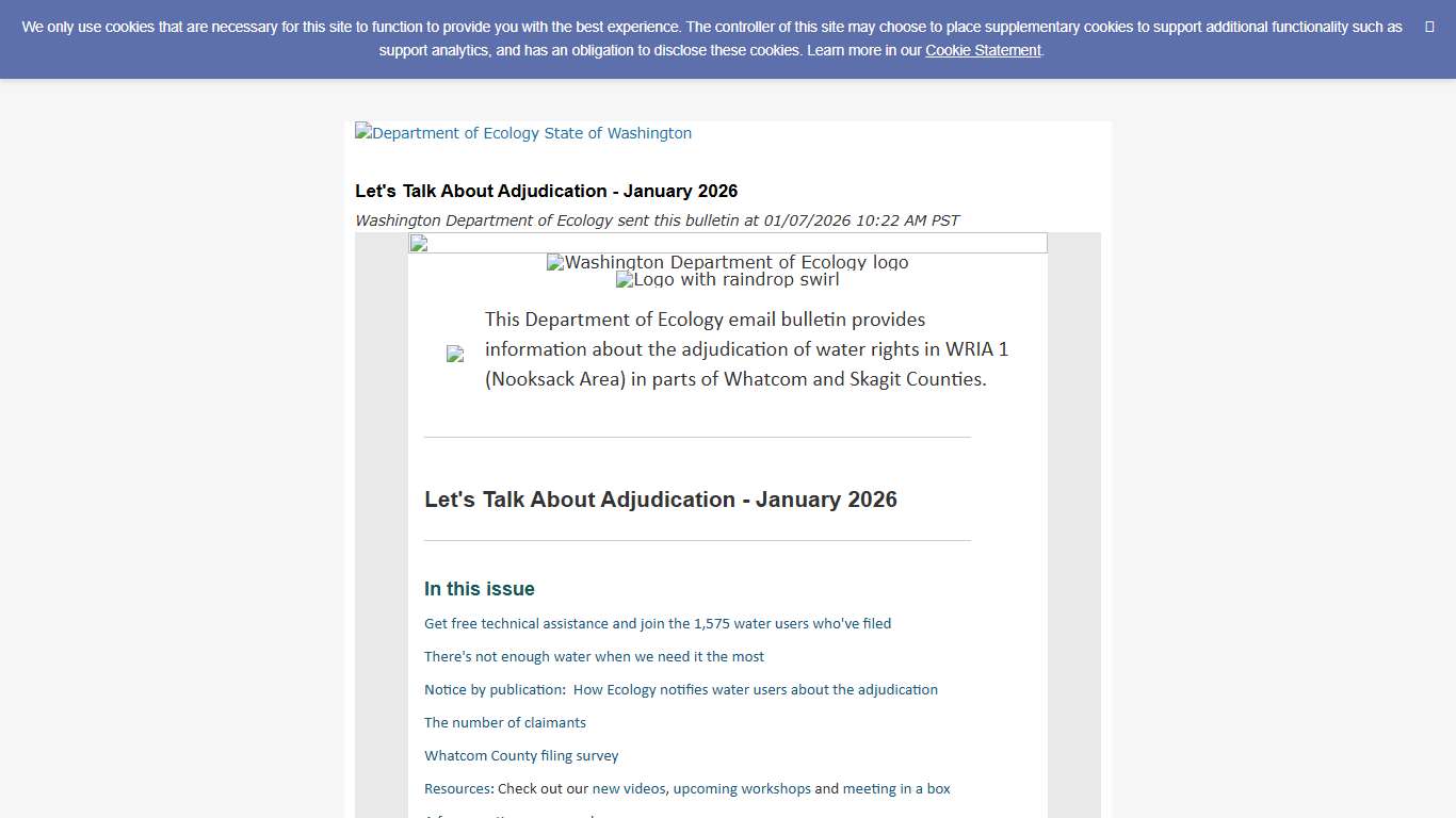 Let's Talk About Adjudication - January 2026